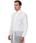 Disposable Lab Coat with Buttons